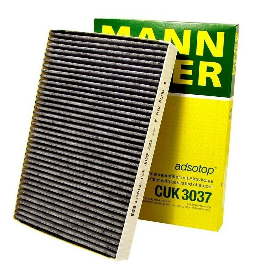 Audi Cabin Air Filter (Activated Charcoal) 4B0819439C - MANN-FILTER CUK3037